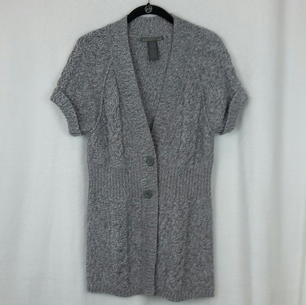 Kenneth Cole Reaction Cable Knit 2 Button Cardigan